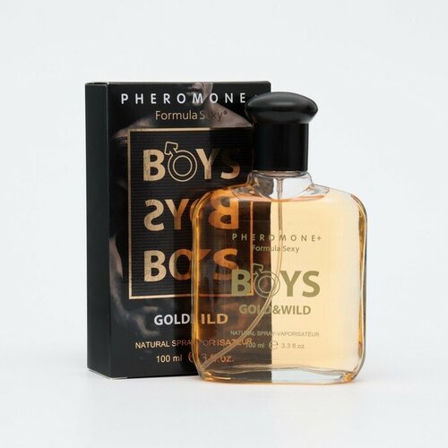 Парфюмированный лосьон с феромонами для мужчин "Formula Sexy" Boys Gold & Wild, 100 мл 9748992