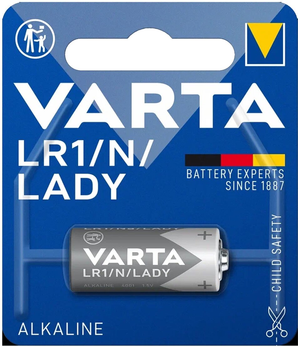 Батарейка Varta LR 1 BLI 1 Alkaline (4001101401) - фото №7