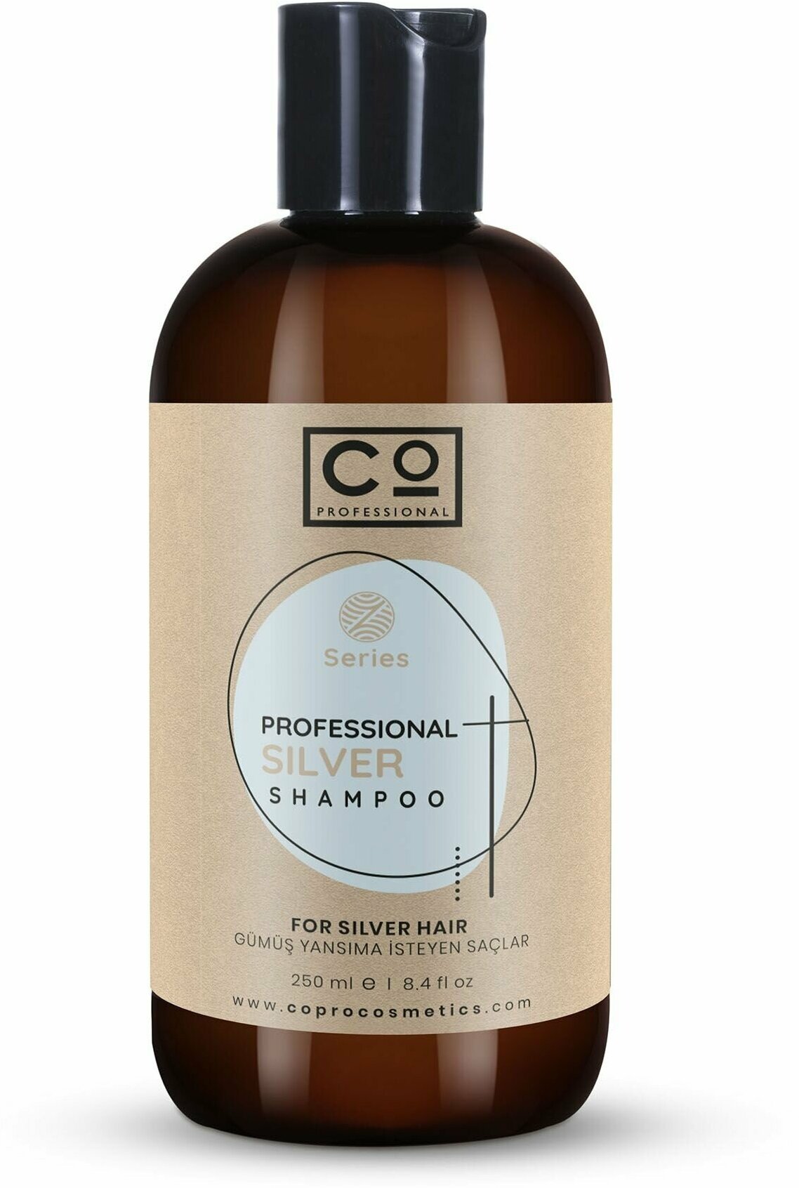 Шампунь для осветленных волос, против нейтрализации желтизны CO PROFESSIONAL Silver Shampoo, 250 мл