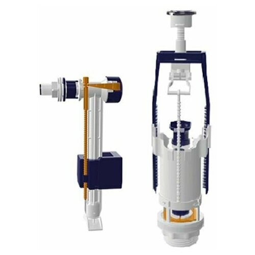 Арматура для смывного бачка универсальная с клапаном боковой подачи Nova артикул 4166 815₽