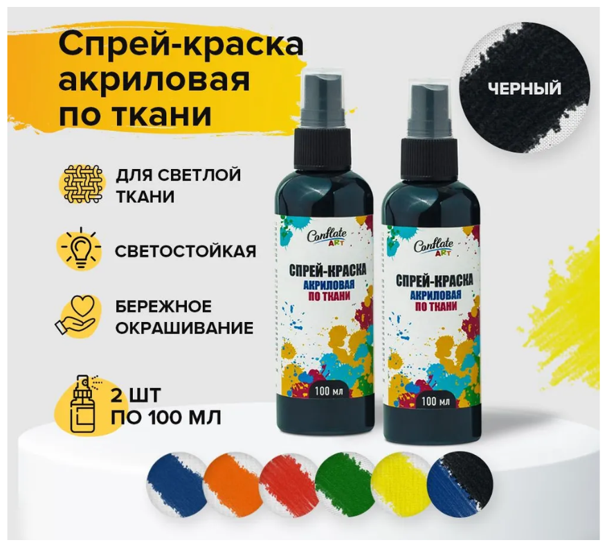 фото Conflate ART Краска для ткани