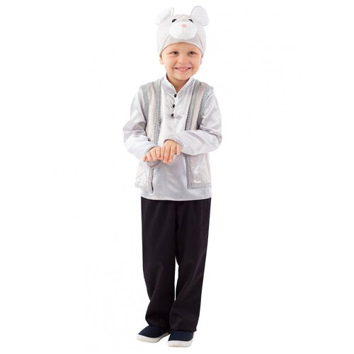 фото Детский костюм "мышонок матвей" (11680), 128 см. пуговка