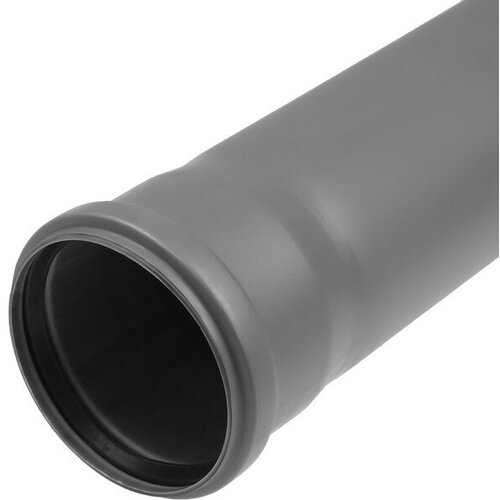 Труба канализационная эконом, внутренняя, d=110 мм, толщина 2.2 мм, 750 мм