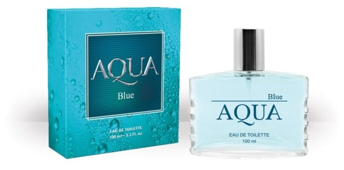 Туалетная вода мужская 100 мл, Aqua Blue