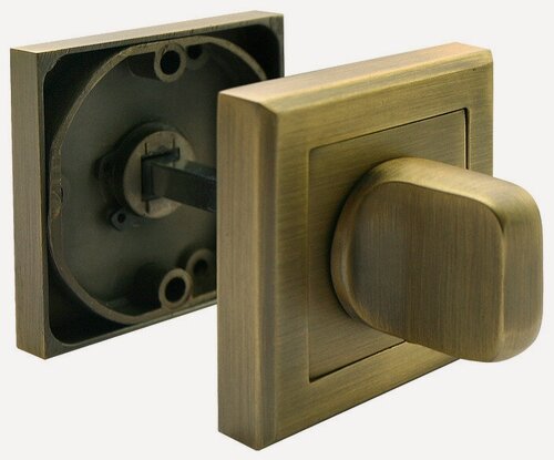 Изображение товара Завертка фиксатор дверная Morelli для межкомнатных дверных защелок, замков, задвижек MH-WC-S COF, кофе