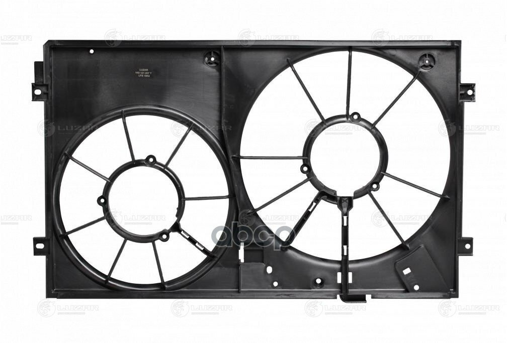 Кожух Вентилятора Vag G5/Octavia/A3/Touran 1.2T-3.6/1.6Td-2.0Td 03- LUZAR арт. LFS 18K2