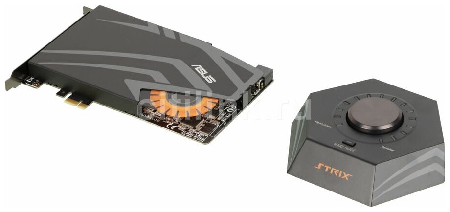 Звуковая карта PCI-E ASUS Strix Raid DLX, 7.1, Ret