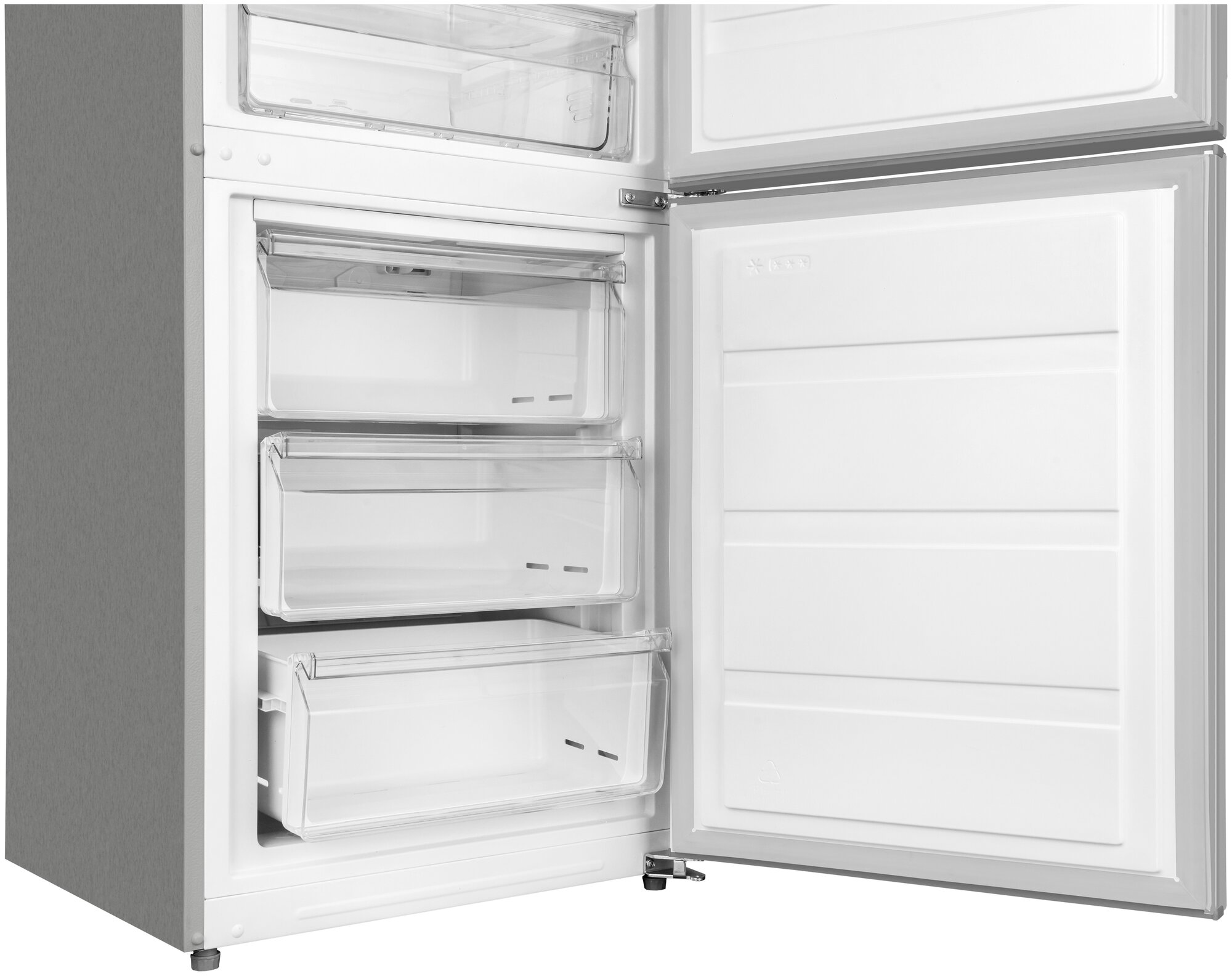 Холодильник Weissgauff WRK 2000 X Full NoFrost, нержавеющая сталь - фотография № 9
