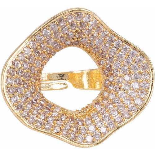 фото Кольцо otokodesign, безразмерное, золотой