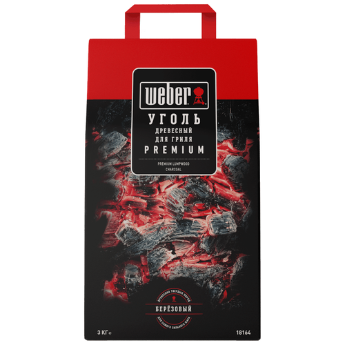 Уголь Древесный Weber 3 кг.