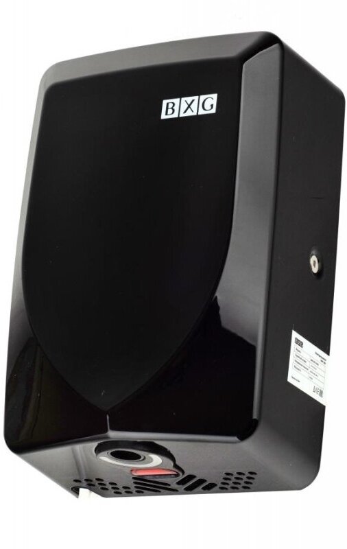 Сушилка для рук электрическая 0,6кВт пластик черный BXG-JET-3100D с UV - фотография № 8