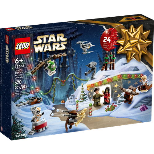 Конструктор LEGO Star Wars 75366 Адвент календарь, 320 дет. конструктор lego city 60352 новогодний адвент календарь 2022