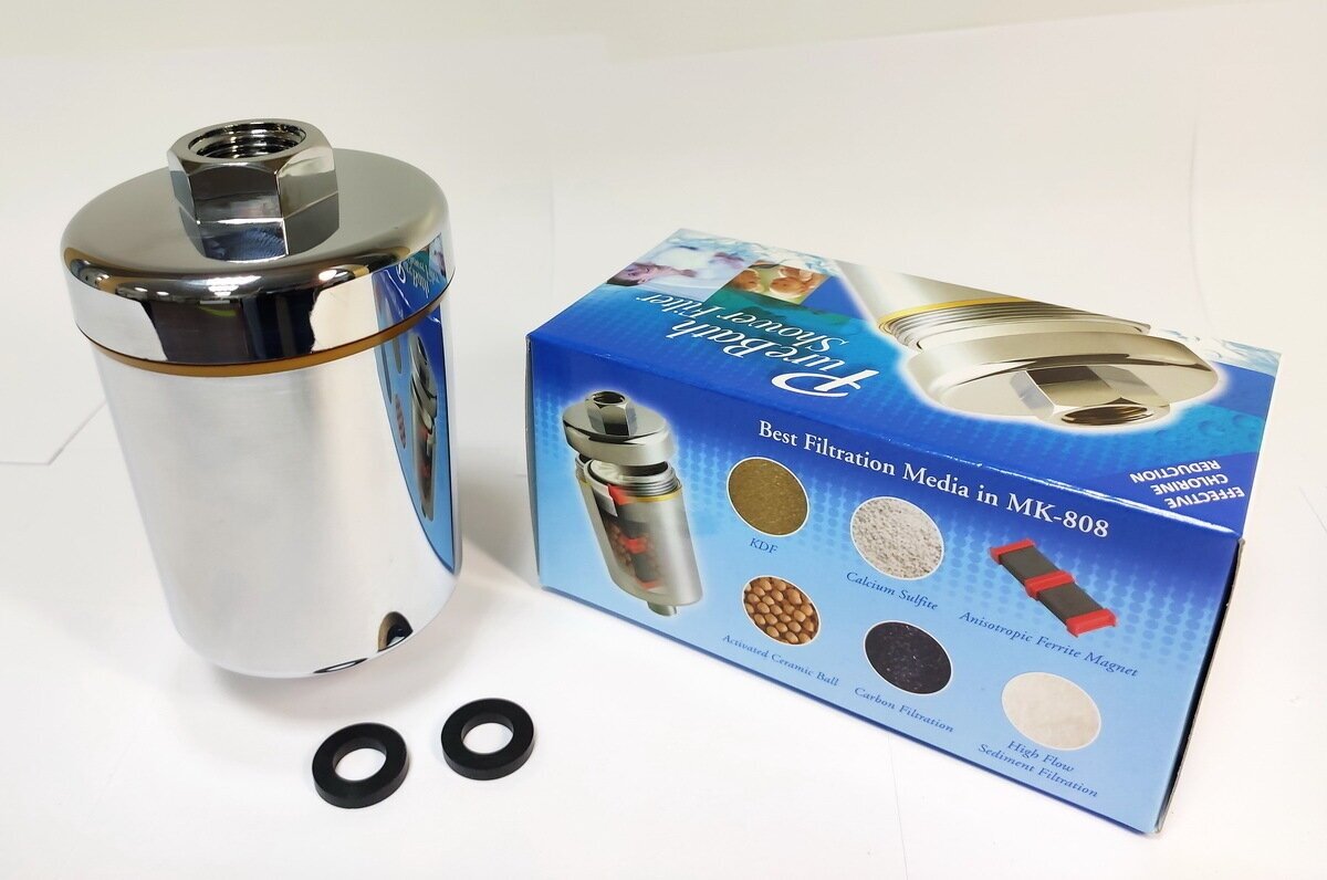 Фильтр для душа AquaPro МК-808 Pure Bath Shower Filter/насадка на душ/6 ступеней очистки - фотография № 3