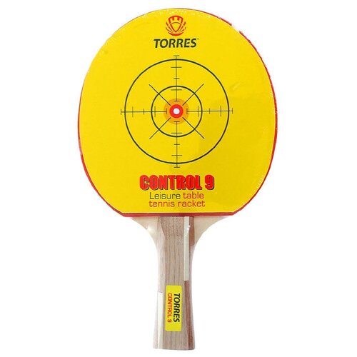 фото Ракетка для настольного тенниса torres control, для начинающих, накладка 1,8 мм, коническая ручка