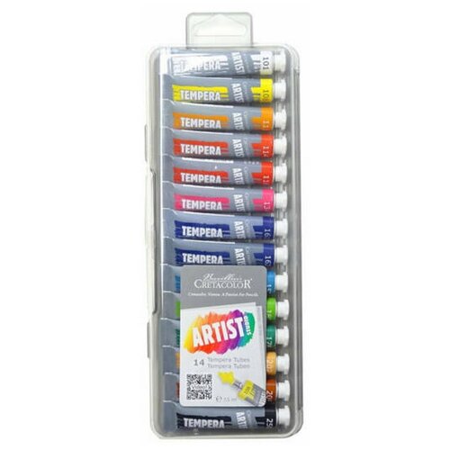 фото Набор гуаши (темпера) в тюбиках cretacolor 7,5 мл, 14 цветов cc350 14