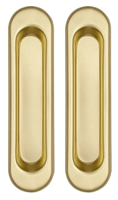 Ручки для раздвижных дверей и шкаф-купе Vantage SDH - 01 SB матовое золото