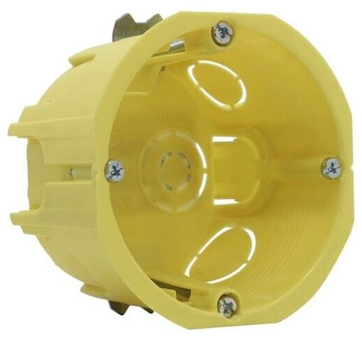 Подрозетник (скрытый монтаж) Schneider Electric IMT35150 71 46 мм желтый - фотография № 4