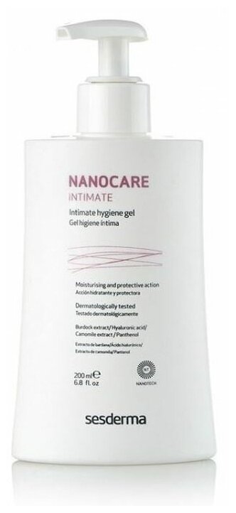 Гель Sesderma Nanocare Intimate Hygiene Gel, 200 мл