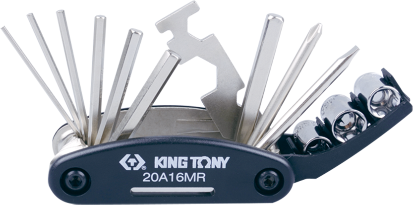 Набор инструментов для ремонта велосипедов, 16 предметов KING TONY 20A16MR