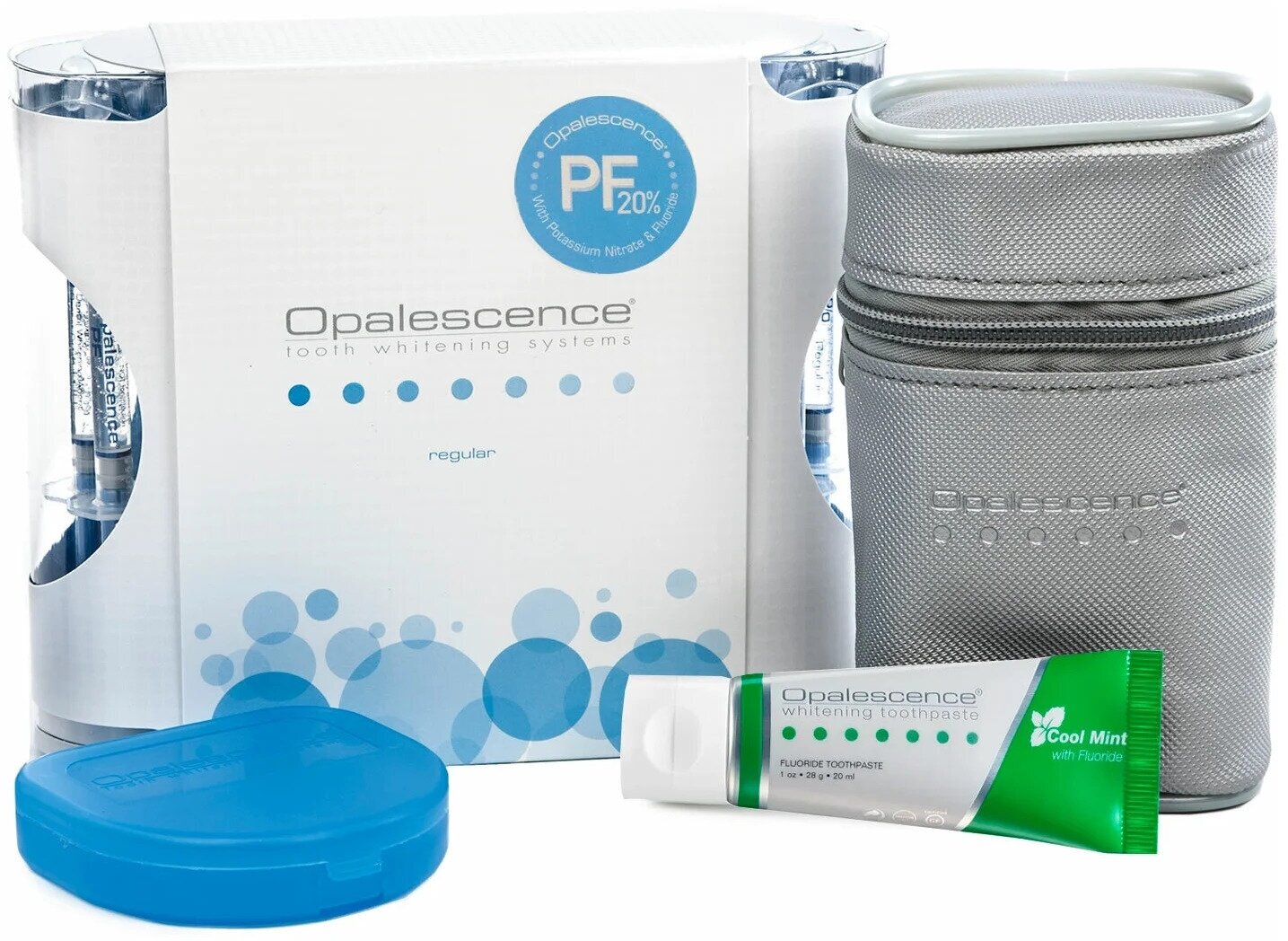 Гель для домашнего отбеливания Ultradent Opalescence Опалесценс PF 20% Patient Kit (набор 8 шпр. по 1.2 мл)
