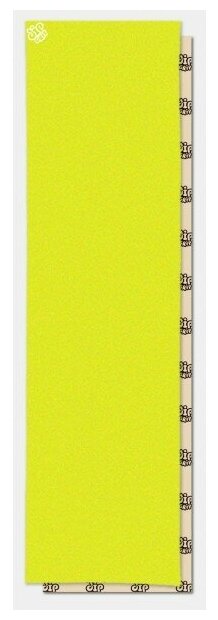 Шкурка dip GRIP Safety Yellow Perforated для скейтборда / самоката