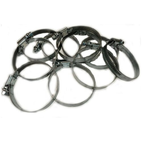 фото Хомут червячный norma 70/90 мм. набор 10 штук