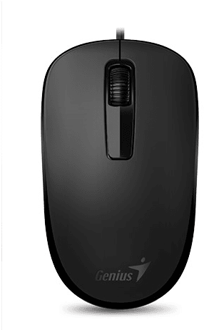 Мышь DX-125, USB, чёрная (black, optical 1000dpi