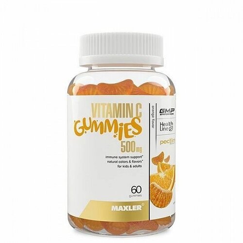 Maxler Vitamin C Gummies 500mg 60 ct (Orange)