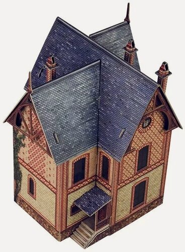 Изображение товара Сборная модель из картона Вилла в Везине