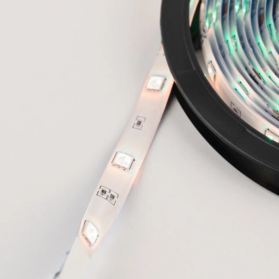 Светодиодная лента с пультом многоцветная 5 м / RGB LED контроллер, Wi-Fi подключение - фотография № 8