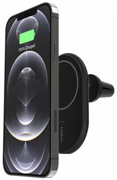 Беспроводное автомобильное зарядное устройство Belkin Boost Charge Wireless 10W с MagSafe (с зарядным адаптером)