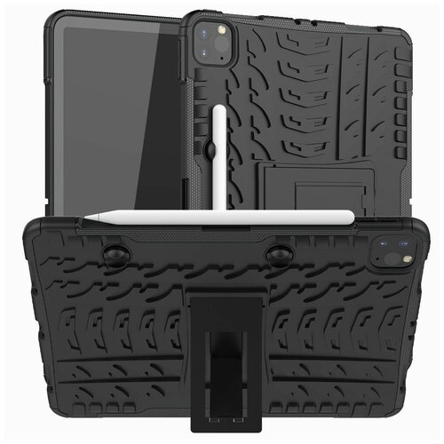 Чехол Hybrid Armor для iPad Pro 11 (2022, 2021, 2020) (черный) funda apple ipad air 1 2 3 4 9 7 10 5 10 9 2014 2019 2020 2th 3th 4th generation magnetic tablet case wake sleep smart cover