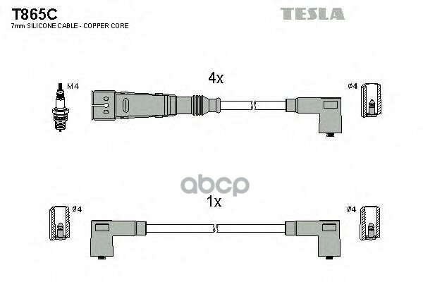 Провода Зажигания TESLA арт. T865C