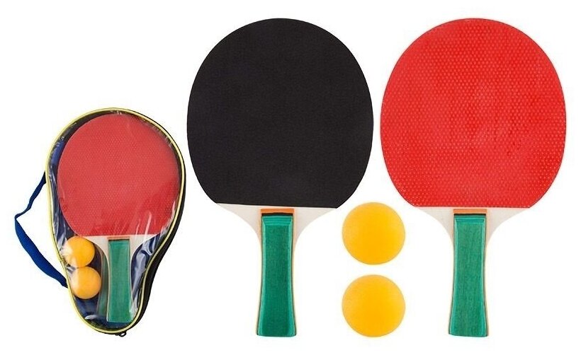 Набор для игры в пинг-понг победить PING-PONG PPS-03 в сумочке (2 ракетки 2 мячика)