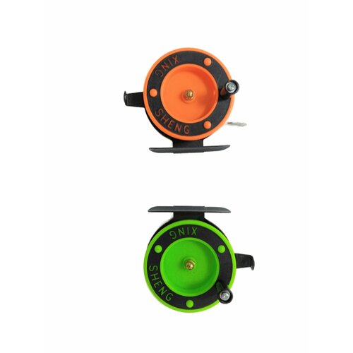 фото Катушки для бортовой удочки - 2 штуки (зеленая и красная) нет бренда