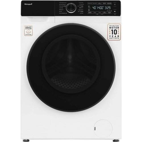 Стиральная машина WEISSGAUFF Premium WM 61410 Autodose Inverter Steam с фронтальной загрузкой с паром 10кг 1400обмин 6078000₽