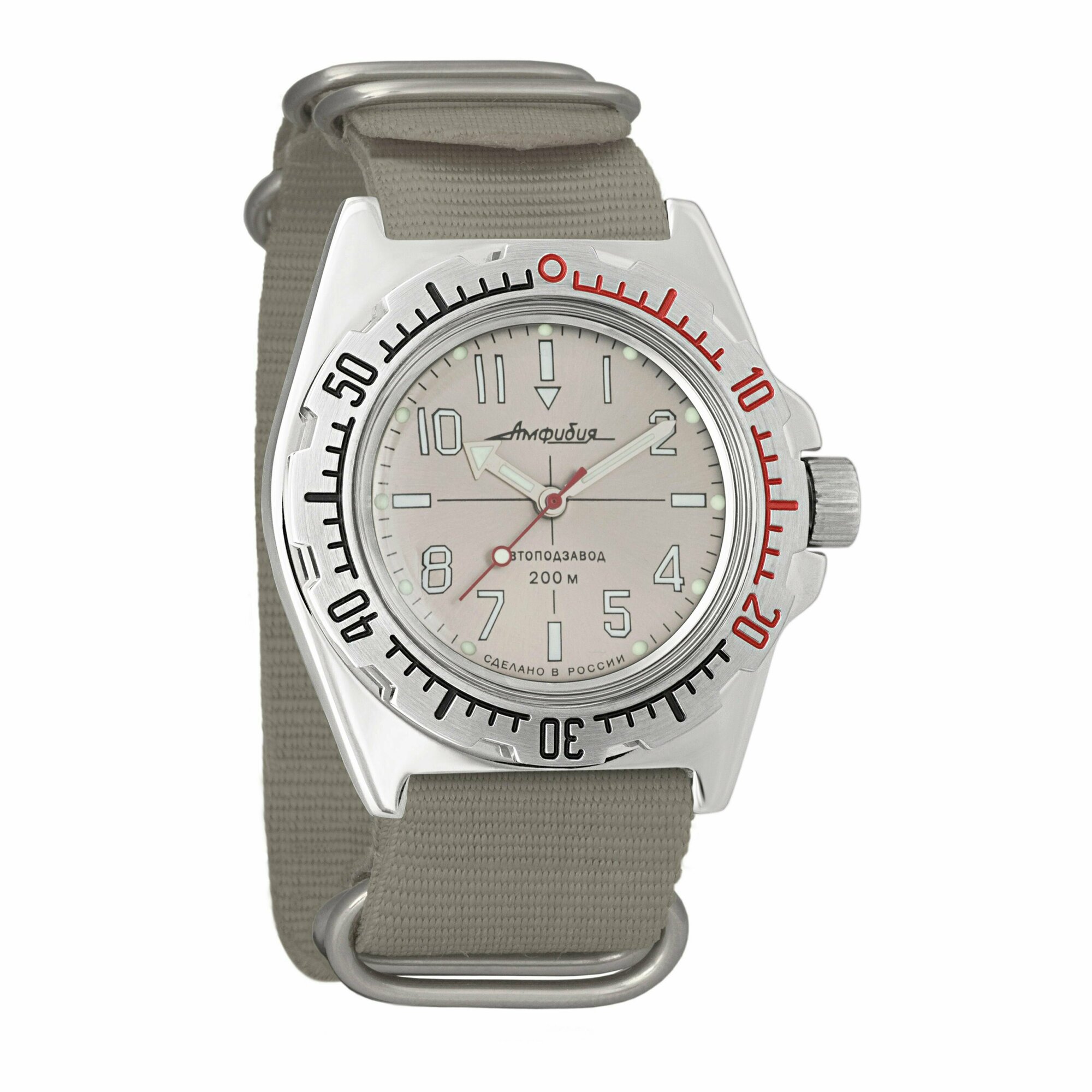 фото Мужские механические с автоподзаводом Амфибия 110649