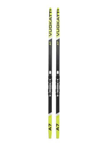 Лыжный комплект VUOKATTI без палок NNN Step Black/Yellow 180 см