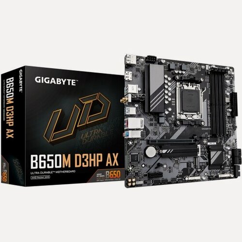 Изображение товара Материнская плата Gigabyte B650M D3HP AX (AM5, mATX)
