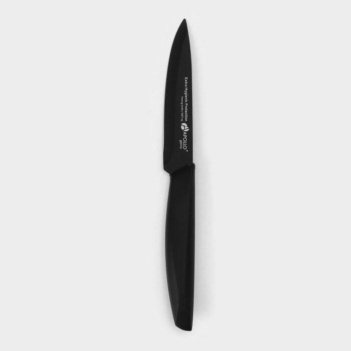 Apollo Нож кухонный для овощей Genio Nero Steel, лезвие 9 см