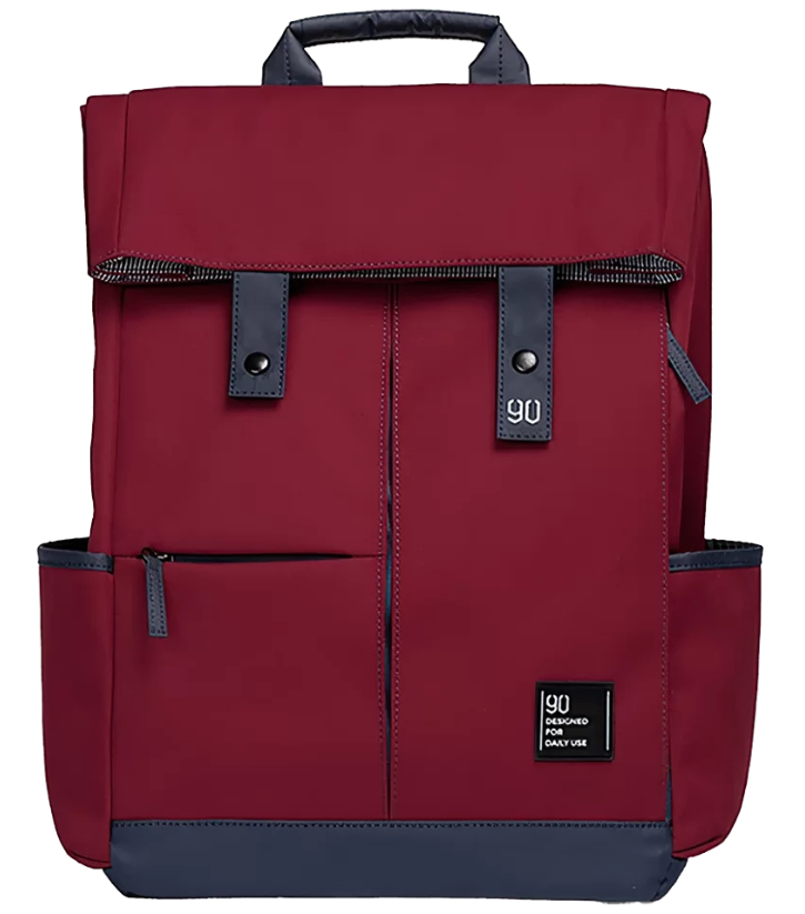 Рюкзак 90 Points Vibrant College Casual Backpack, красный