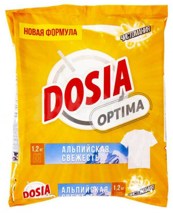 Dosia Стиральный порошок автомат Optima Альпийская Свежесть, 1,2 кг/