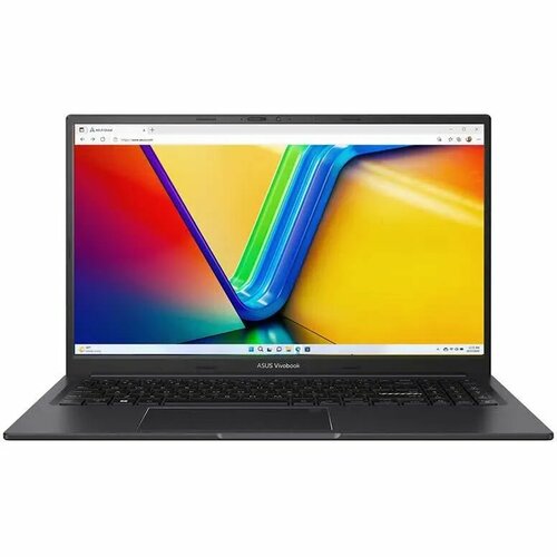 Ноутбук Asus VivoBook, 16", IPS, AMD Ryzen 7 7730U, DDR4 16ГБ, SSD 512ГБ, Vega 8, черный, Windows 11 Pro, металлическая крышка, русская раскладка клавиатуры