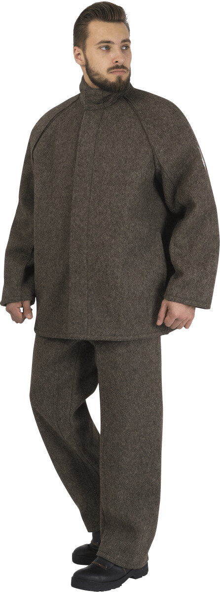 Костюм рабочий ЖАР, суконный, серый
