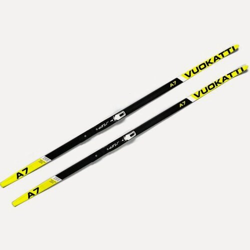 Изображение товара Лыжный комплект Vuokatti без палок NNN Step-in (Step), Black/Yellow, 160 см