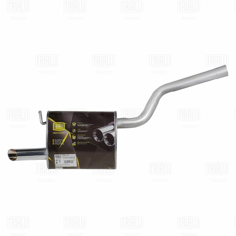 Глушитель для а/м VW Jetta (11-) 1.6i 16v CFNA основной, Trialli EMM1014