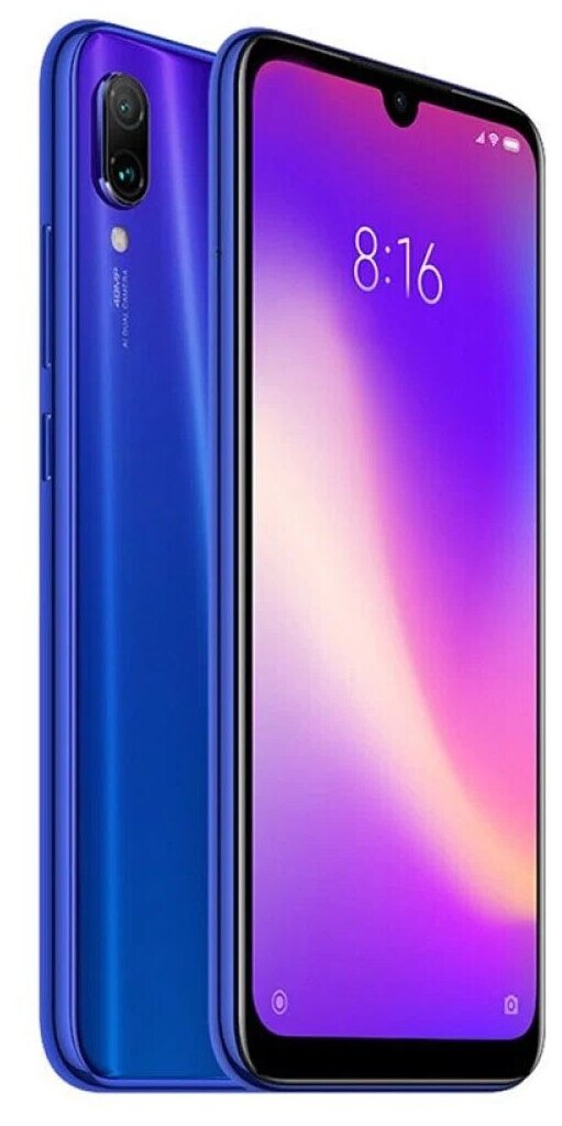 Смартфон Xiaomi Redmi Note 7 4/128 ГБ RU, 2 SIM, нептуновый синий — фото 1