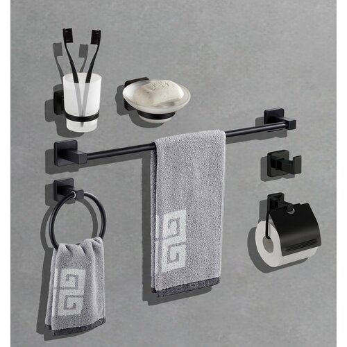 Набор аксесcуаров для ванной BOCH MANN CR-F19B BM9639 цвет черный 3390₽