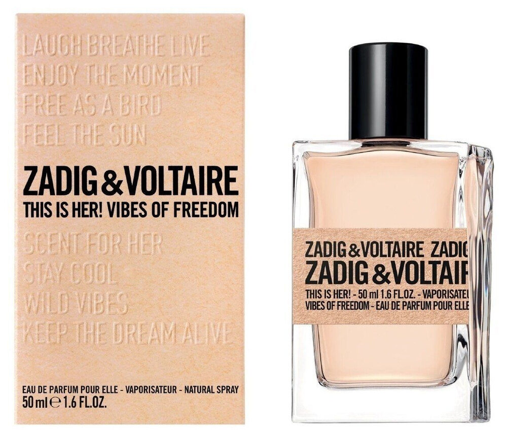 Zadig & Voltaire, This is Her Vibes Of Freedom, 50мл, Парфюмерная вода Женская