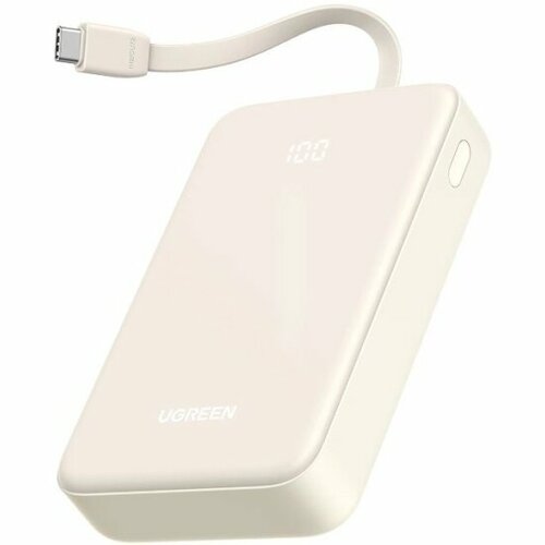 Внешний аккумулятор Ugreen PB505 (35340) 20000mAh Quick Charging Power Bank 20W, белый белый, бежевый